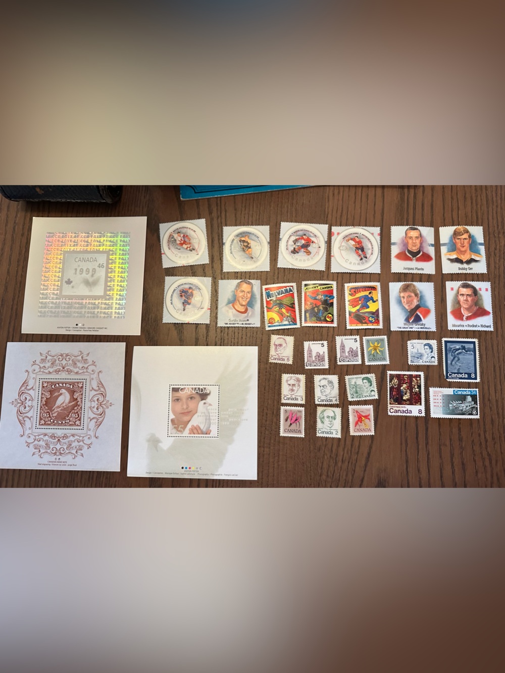 Bundle of Canadian stamps